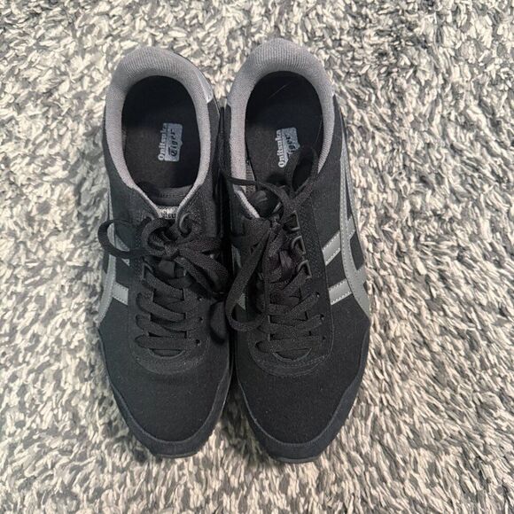 Onitsuka Tiger Unisex Dualio Running Shoes Black/Gray - Men 8.5/Women 10 main image 11